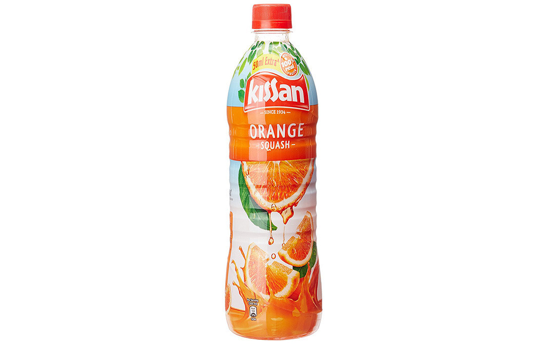 Kissan Orange Squash    Plastic Bottle  750 millilitre